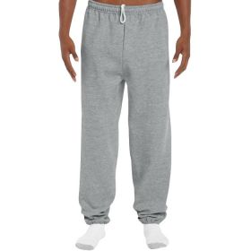 Unisex 50% polyester/50% cotton Sweatpants, Sport Gray, Size XL
