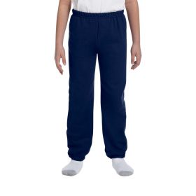 Unisex 50% polyester/50% cotton Sweatpants, Navy, Size L