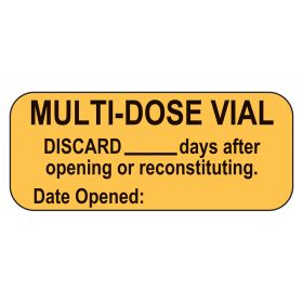 Multi-Dose Vial Labels