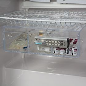 Hinged-Door Locking Refrigerator Box, Small