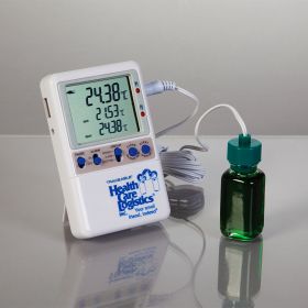 Memory-Loc Datalogging Thermometer w/ probe bottle