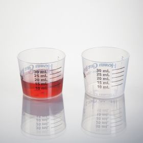 HCL® by Comar® mL Only Printed Med Dosage Cups, 30mL