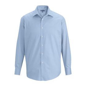 Men's Oxford Wrinkle-Free Point Collar Dress Shirt, Light Blue, Size 3XL, 35" Sleeve