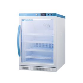 Accucold Pharma-Vac Undercounter Glass Door Refrigerator, 6 cu. ft.