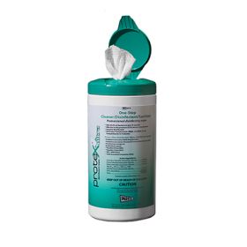 Protex disinfectant wipes, canister, 7 x 9.5, case