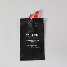 Caution Hazardous Drug (RCRA) Bags, 6 x 9