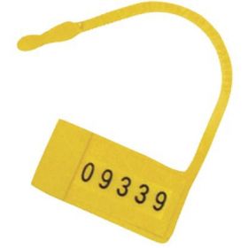 Safety Control Seal Omnimed Snap Lock Yellow Plastic 7/8 W X 1-1/4 L Inch