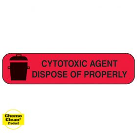 Cytotoxic Agent Dispose Of Properly Labels