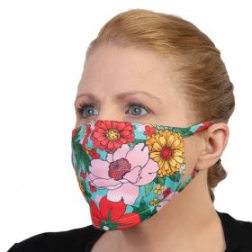 Celeste stein face mask buff face covering-colorful daisies