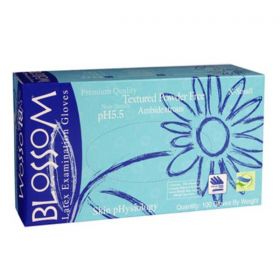Gloves Exam Blossom Powder-Free Latex X-Large Blue 1000/Ca