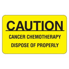 Caution Cancer Chemotherapy Labels