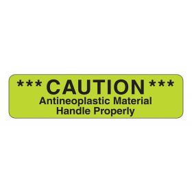 Caution Antineoplastic Material Labels