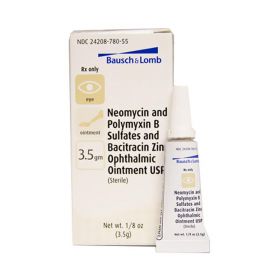 Neomycin, PolymyxinB, and Bacitracin Zinc Ophthalmic Ointment, 3.5 g