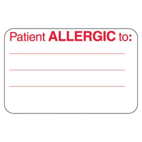 Patient Allergic To Labels 