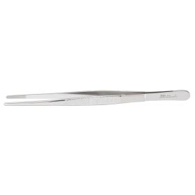 Dressing Forceps Miltex 8 Inch Length OR Grade German Stainless Steel NonSterile NonLocking Thumb Handle Straight Serrated Tips