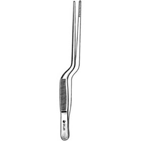 Ear Forceps Lucae 5-1/2 Inch Length Surgical Grade Stainless Steel NonSterile NonLocking Thumb Handle Straight Serrated Tip