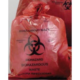 Infectious Waste Bag Ultra-Tuff Red High Performance Resin 40 X 46 Inch