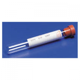 Tube Venous Blood Collection Monoject 7mL 13x100mm Glass No Additive Red 100/Bx, 10 BX/CA, 301512BX