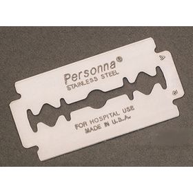 Double Edged Razor Blade Personna Coated Stainless Steel, 3 Facet Double Edge