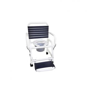 Patented Infection Control Shower Commode Chair DNE-310HS-3TWL-FF-DDA