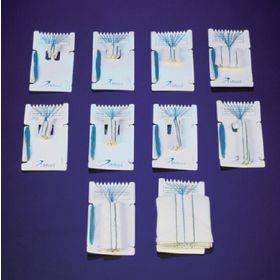 Surgical Neuro Sponge X-Ray Detectable Rayon 1/2 X 1 Inch 10 Count Pack Sterile