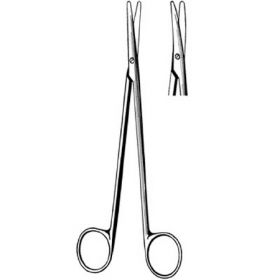 Dissecting Scissors Surgi-OR Metzenbaum 7 Inch Length Office Grade Stainless Steel NonSterile Finger Ring Handle Curved Blunt Tip / Blunt Tip