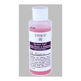 Shampoo and Body Wash Kindest Kare 4 oz. Flip Top Bottle Floral Scent