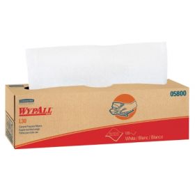 Task Wipe WypAll L30 Light Duty White NonSterile Double Re-Creped 9-4/5 X 16-2/5 Inch Disposable 363455
