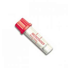 Tube Capillary Microgard 250-500ul 8mm Plastic No Additive Red 50/Pk, 4 PK/CA, 365963PK