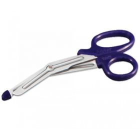 Utility Shears MiniMedicut Nurse 5-1/2 Inch Length Stainless Steel / Polypropylene NonSterile Finger Ring Handle Angled Blunt Tip / Blunt Tip 366725