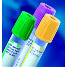 Tube Venous Blood Collection Vacutainer 6mL 13x100mm Gray 100/Bx, 10 BX/CA, 367925BX