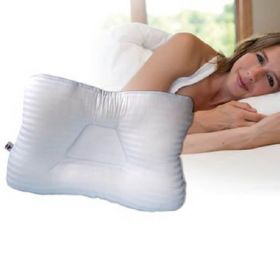 Orthopedic Pillow Tri-Core Medium 16 X 24 Inch White Reusable