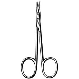 Tenotomy Scissors Sklar Stevens 4-1/2 Inch Length OR Grade Stainless Steel Finger Ring Handle Sharp Tip / Sharp Tip