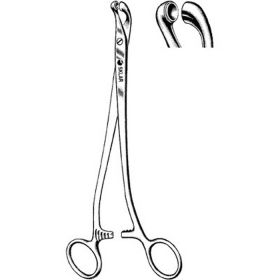 Biopsy Forceps Thomas-Gaylor 9-1/2 Inch Length Surgical Grade Stainless Steel NonSterile Ratchet Lock Finger Ring Handle Angled