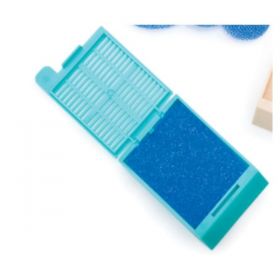Biopsy Pad With Open Cell Foam 1x1.25" Blue Rectangular 500/Bg