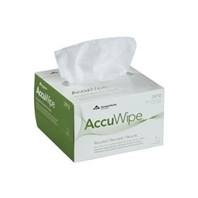 Delicate Task Wipe AccuWipe  Recycled Light Duty White NonSterile 1 Ply Tissue 4-1/2 X 8-1/4 Inch Disposable