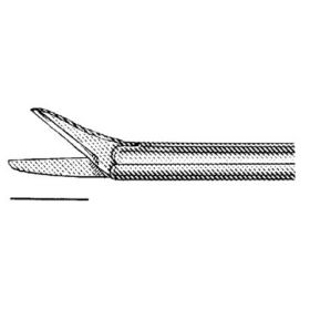 Micro Ear Scissors Miltex House-Bellucci 5-1/2 Inch Length OR Grade German Stainless Steel NonSterile Finger Ring Handle Straight Blade Blunt Tip / Blunt Tip