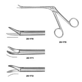 Nasal Scissors Miltex 4-1/2 Inch Length OR Grade German Stainless Steel NonSterile Finger Ring Handle Straight Blade Blunt Tip / Blunt Tip