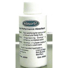 Spill Control Solidifier Absorb! 2000cc Bottle