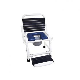 Patented Infection Control Shower Commode Chair, DNE-310-3TWL-FF-DDA