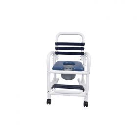 Patented Infection Control Shower Commode Chair DNE-310-3TWL-SF