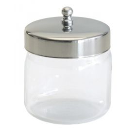 Sundry Jar Glass Clear 0.75 Quart 4 X 4 Inch