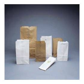 Pharmacy Bag RD Plastics 3-1/4 X 5 X 9-1/2 Inch Brown Open Ended
