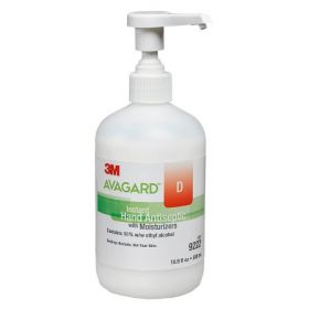Hand Sanitizer 3M Avagard D 16 oz. Ethyl Alcohol Gel Pump Bottle