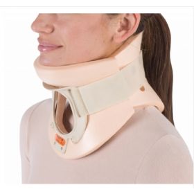 Rigid Cervical Collar ProCare California Preformed Adult Medium Two-Piece / Trachea Opening 4-1/4 Inch Height 13 to 16 Inch Neck Circumference