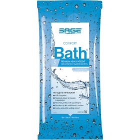 Rinse-Free Bath Wipe Comfort Bath Soft Pack Water / Glycerin / Aloe / Vitamin E Unscented 5 Count