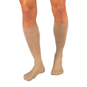 Compression Stocking JOBST Relief Knee High Large Beige Closed Toe 423058
