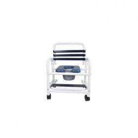 Patented Infection Control Shower Commode Chair DNE-435-4TWL-SF