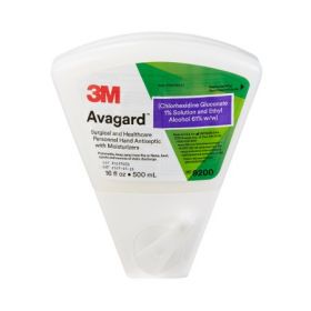 Surgical Scrub 3M Avagard 16 oz. Dispenser Refill Bottle 1% / 61% Strength CHG (Chlorhexidine Gluconate) / Ethyl Alcohol, 437989CS