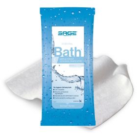 Rinse Free Bath Wipe Essential Bath Soft Pack Purified Water Methylpropanediol Glycerin Aloe Unscented  Count
